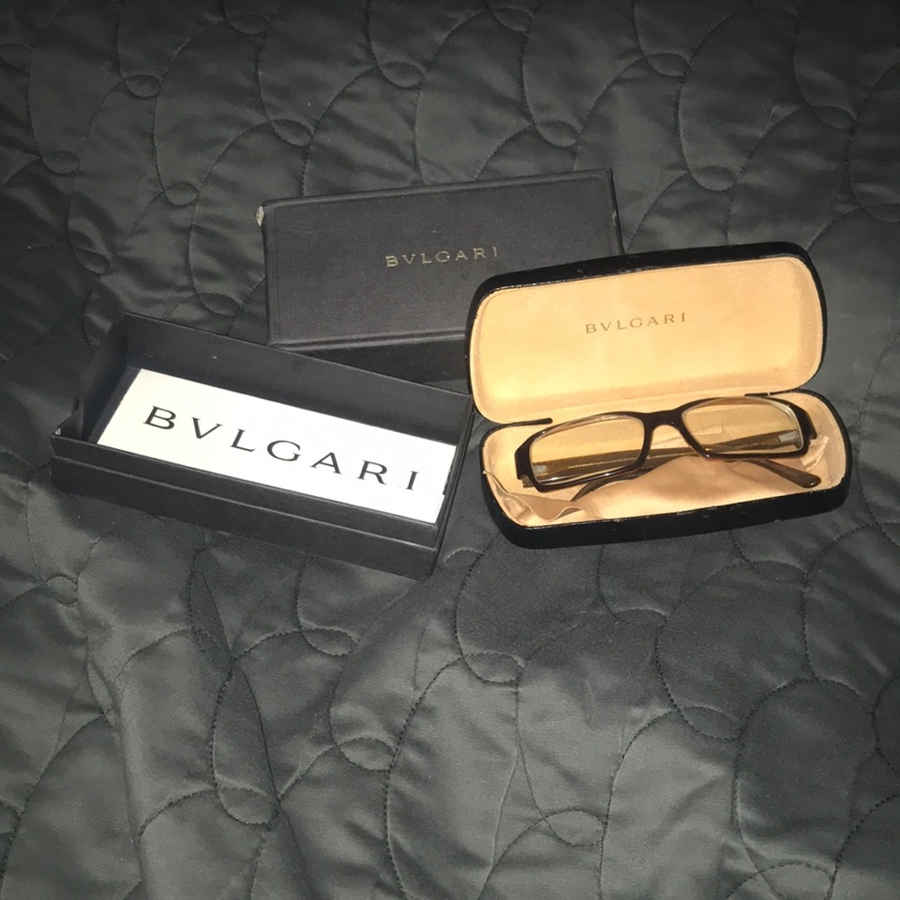 Bulgari glasses. Lenses are prescription...